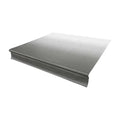 White Fade Vinyl Solera Universal RV Awning Replacement Fabric 19ft - Angled View | United RV Parts