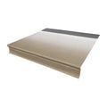 Sand Fade Black Vinyl RV Awning Replacement Fabric Rolled - Angled View | United RV Parts