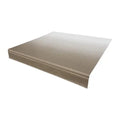 Sand Fade Vinyl Solera Universal RV Awning Replacement Fabric 18ft - Angled Flat Lay | United RV Parts
