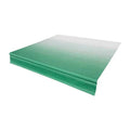 Green Fade Vinyl RV Awning Replacement Fabric Rolled - Angled View | United RV Parts