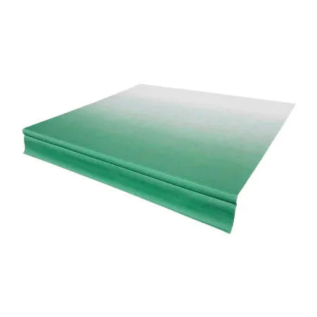 Green Fade Vinyl RV Awning Replacement Fabric Rolled - Angled View | United RV Parts