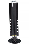 Black Aluminum Hydraulic Landing Gear - Full Front View | United RV Parts