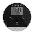 Furrion Chill Single-Zone Thermostat FACW10ESSA-BL Black Backlit LED Front View | United RV Parts