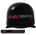 Black Winegard DISH Playmaker Dual HD RV Satellite Antenna with WALLY Receiver PL-8035R - Front View | United RV Parts