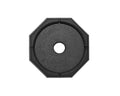 Black Polyethylene SnapPad XTRA XL 12" Round RV Jack Foot Pad - Top View | United RV Parts